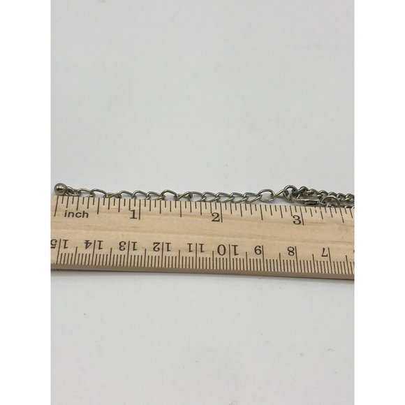 Anchor Nautical Ocean Sailing silver tone pendant chain necklace - Picture 4 of 6